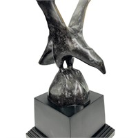 Heavy Bronze Eagle Statue - SF Bay Trading co.