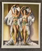 DODGE SISTERS:  Monopol Tobacco Card (1937)