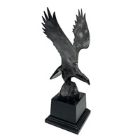 Heavy Bronze Eagle Statue - SF Bay Trading co.