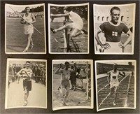 TRACK & FIELD, Olympics: 11 x Antique Cards (1934)