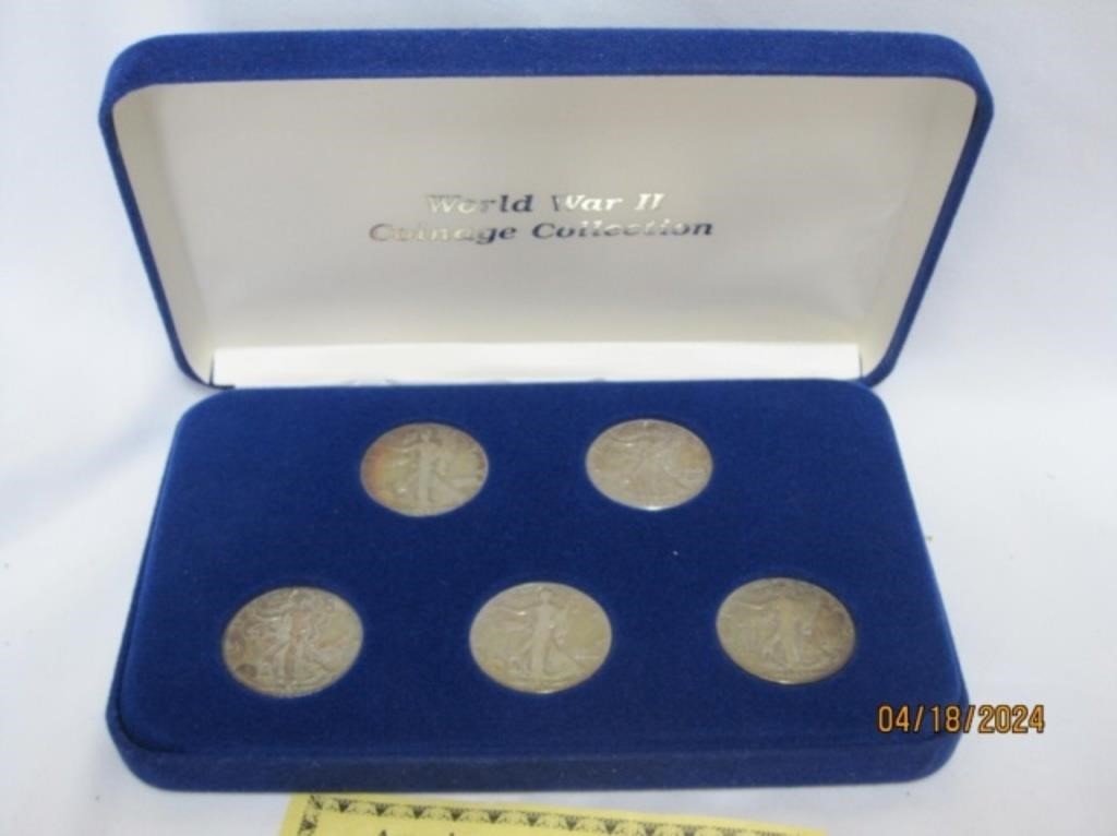 WWII Coinage Collection Walking Liberty (5)