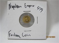 Napoleon Emperor Fantasy Coin Gold Mexico