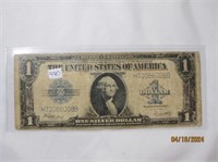 US $1 Silver Certificate Bill 1923