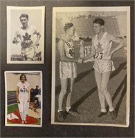 CANADIAN OLYMPIANS: Antique German Cards (1928)