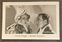 BUSTER KEATON: Antique Tobacco Card (1931)