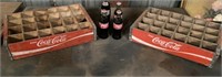 2 Vintage Wooden Coca-Cola Bottle Crates,