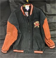 University of MD Leather Varsity Jacket