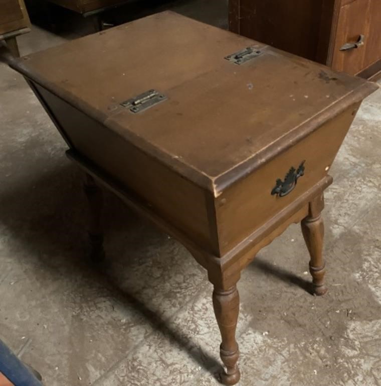 Vintage Dough Box End Table