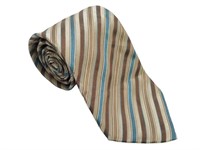 Hugo Boss Tan Colored Stripe Neck Tie P3648