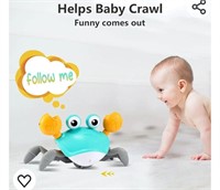 Crawling Crab Baby Toy - Infant Tummy Time