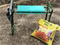 Gardeners Bench & ½ Bag Miracle Grow Potting Mix