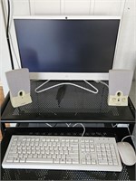 HP Monitor, Keyboard, Speakers & Mouse