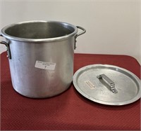 12 quart aluminum stock pot with lid
