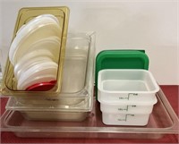 5 misc Cambro storage containers