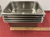 5- Volrath 6.7 qt. H.D. SS hotel pans