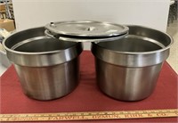 2- Vollrath  SS soup pots w/lids