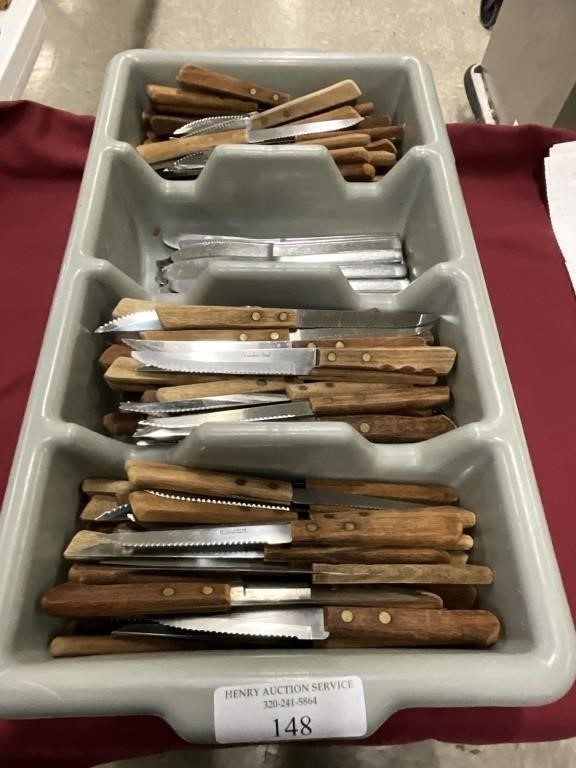 Approx 150 Steak knifes - 25 butter knifes and