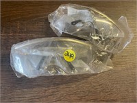2 pair safety glasses