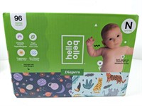 NEW Hello Bello Diapers Size Newborn 96pcs