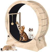 Cat Wheel, Cat Exercise Wheel with Cat Teaser, Cat