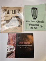 Edsel car manual, brochures