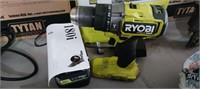 Ryobi one drill w charger BATT&CHARGER