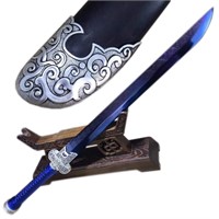 Black Gold Sword,Handmade High Carbon Steel Blue B