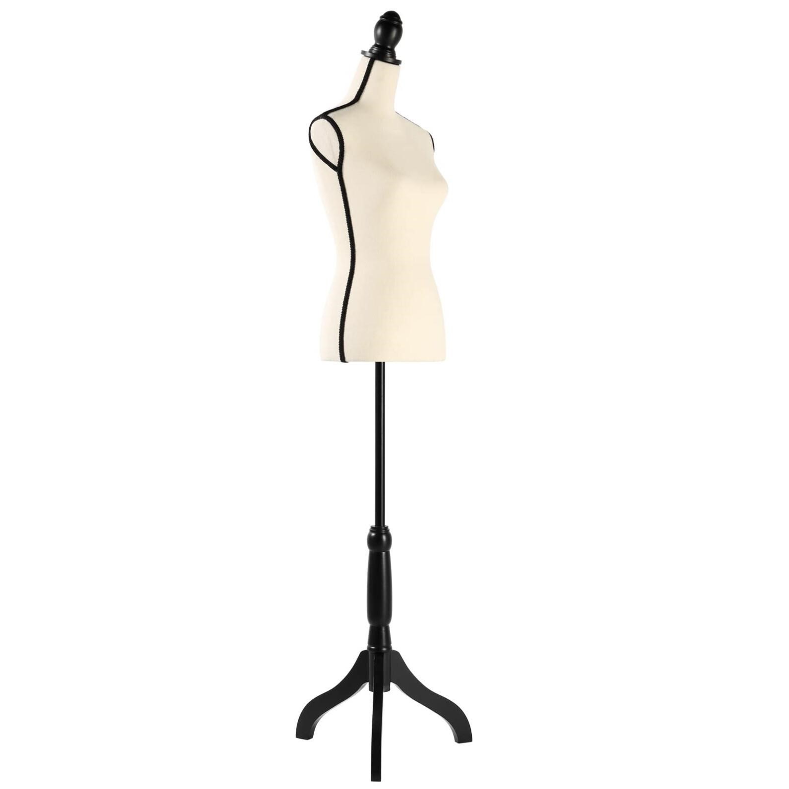 DRDINGRUI Female Mannequin Torso with Stand, Heigh
