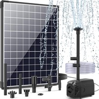 POPOSOAP Solar Water Pump, 25W Solar Water Fountai
