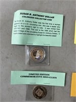 Susan B, Anthony Dollar, Kennedy, half dollar