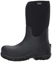 Bogs Men's Workman Composite Toe Boot, Black, 12 D