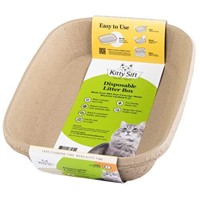 Kitty Sift (6-Pack) Disposable Cat Litter Box, Sus