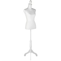 DRDINGRUI Female Mannequin Torso with Stand, Heigh