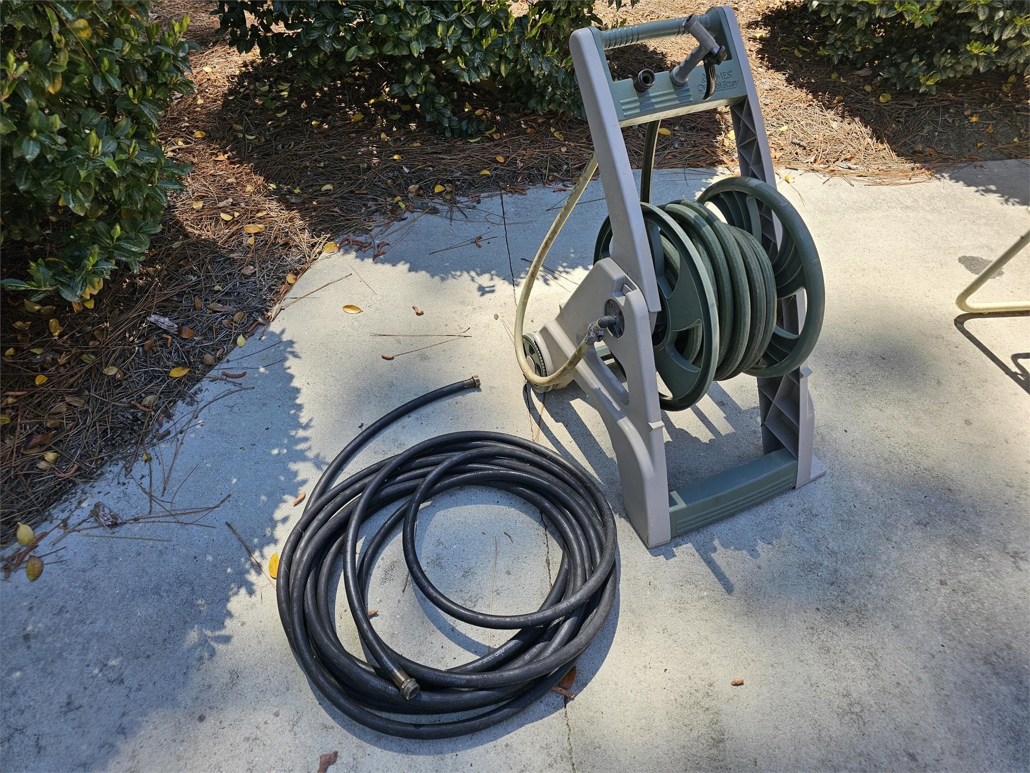 water hose, ames ez reel