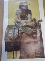 Cowboy Print Poster