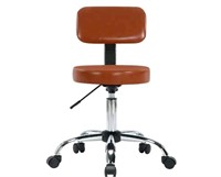 Faux Leather Adjustable Height Stool