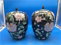 Two Oriental Ginger Jars