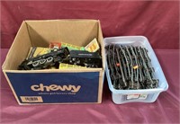 Tote With O Gauge Track And Box With American