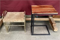 Metal/upholstered, Vanity Chair, Metal/wood Table