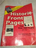 Front Page Pictures 1883-1983