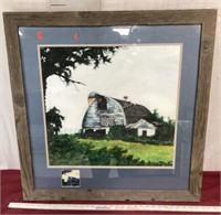 Artwork Original Watercolor, Sarah Lewis 1984