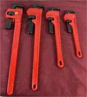 Set of Heavy Duty Rigid Pipe Wrenches