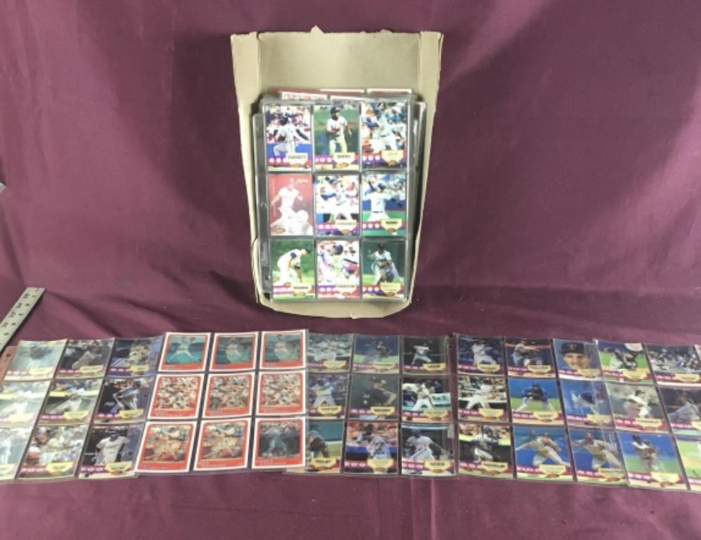 Assortment Of Holographic Baseball Cards