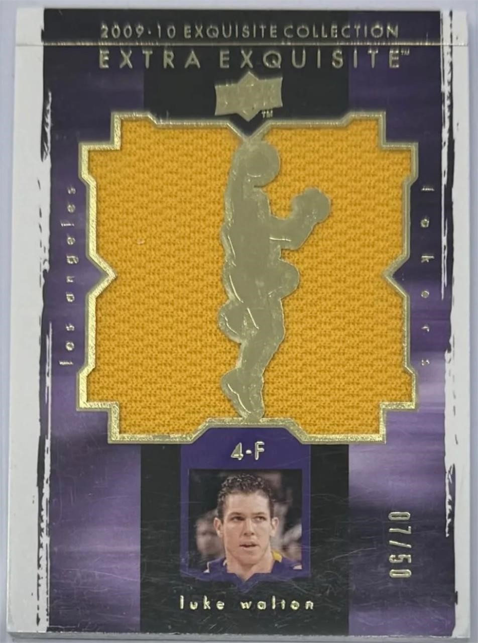 LUKE WALTON EXQUISITE Game Used patch card /50