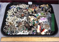Large Tray Lot of Costume Jewelry