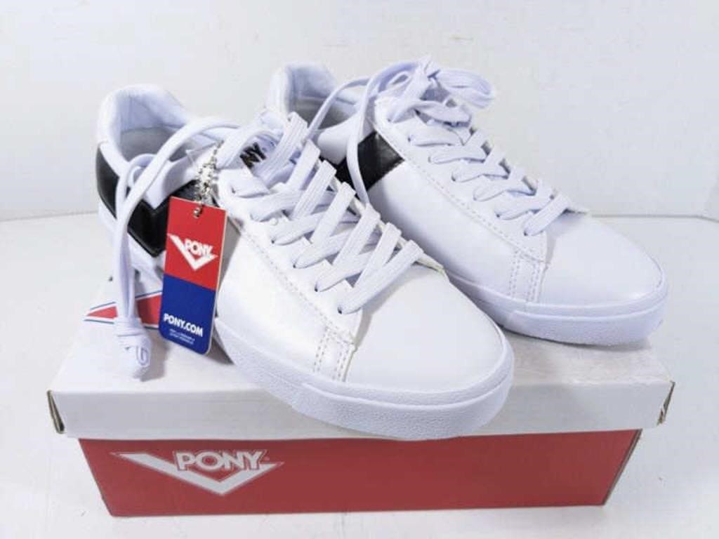 NEW Pony White Shoes (Size: 7 Womens)