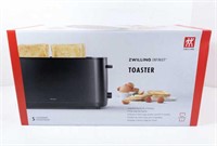 NEW Zwilling Enfinigy Black 4-Slot Toaster