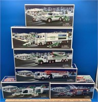 Collectible Lot of 2000's Hess Trucks with Boxes