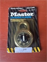 Master Lock Combination Lock Still Sealed in