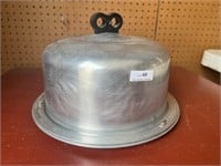 Vintage Aluminum Cake Carrier